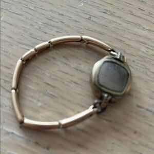 Vintage Gold-Tone Watch with Chain Band no watch included baby size